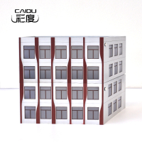 彩度(CAIDU)建筑模型 CAIDU-JZ-02 梯形办公楼