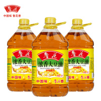 鲁花浓香大豆油5L*3食用油健康烹饪炒菜调味营养家用