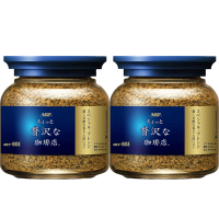 AGF速溶咖啡maxim马克西姆蓝罐冻干黑咖啡80g*2罐日本原装进口