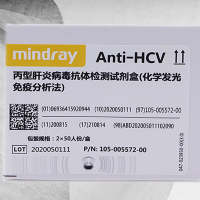 迈瑞(mindray) 丙型肝炎病毒抗体 Anti-HCV 测定试剂盒(化学发光免疫分析法) 2*50人份 (单位:盒