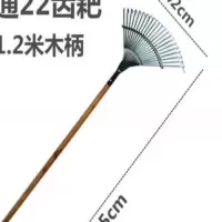 草耙 普通款1.2米木柄22齿草耙 1把