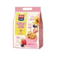 西麦(SEAMILD)烘焙水果燕麦片500g袋装即食冲饮早餐代餐干吃营养麦片非油炸非膨化