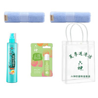 机乐堂(JOYROOM) 六神套餐(80ml驱蚊花露水+9ml走珠+洁丽雅毛巾2条 72*33cm +pvc包装袋)