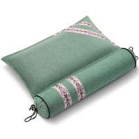 艾草颈椎枕头草枕头枕头雅典灰热敷款