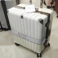 柏翔鸟铝合金栏杆箱旅行箱20寸(白色) 单位:个