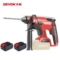 大有(Devon)20V工业级无刷充电电锤5401 电锤冲击钻 电锤电镐两用 4.0Ah双电5401-Li-20RH