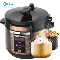 美的电压力锅5L双内胆MY-CS5018P家用定时预约底盘加热一键排气70kpa压力PCS5018P