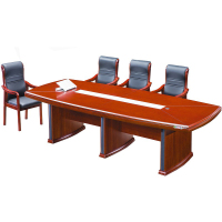 圣奥办公会议桌 2400mm×1200mm (含9把椅子)