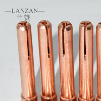 兰赞(LANZAN) 紫铜加厚钨极夹钨棒夹子焊接配件