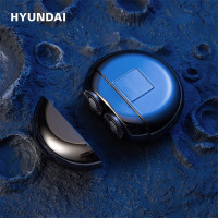 现代HYUNDAI-飞碟便携迷你双头充电式刮胡刀 YS703 枪色130*170*40mm