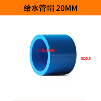 蓝色给水堵帽 PVC 63mm 1个(5个起订)