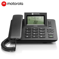 摩托罗拉(MOTOROLA)CT270C可翻转大屏幕办公家用固定电话 免电池自动收线 摩托罗拉黑色