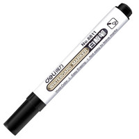 得力6811白板笔 粗 黑色 10支/组