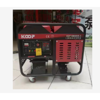 KOOP 双缸电启动移动式柴油发电机额定10KW最大12KW 单台