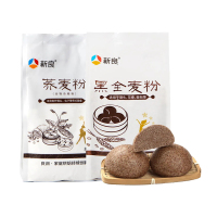 新良荞麦粉500g/袋荞麦面正宗家用黑全麦面条馒头杂粮粉纯荞麦面粉
