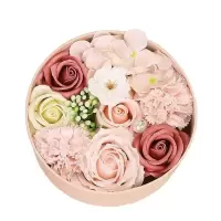 肥皂花香皂花 16.2cm*16.2cm*8.2cm 粉色(香皂花小圆盒) 1盒