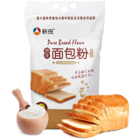 新良面包粉高筋面粉烘焙专用原料商用原味烘焙家用面包粉2.5kg/5kg袋