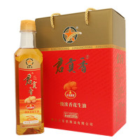 君贡香 原浆浓香花生油礼盒520mlx6套装盒