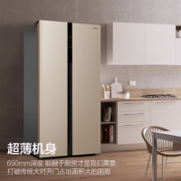 美的(Midea) BCD-528WKPZM(E) 对开门冰箱 双门家用电冰箱 528升 (SL)单位:台