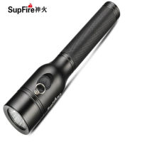 神火(supfire) D6强光手电筒LED可充电户外定做照明灯防水工矿加油站超亮远射AC