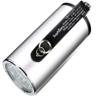 神火supfire D8防爆强光手电筒充电高亮户外防水多功能led手提式探照灯家用AC