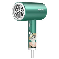 现代HYUNDAI-猫森林冶愈系护理电吹风 YH3990-单品 森林绿245*155*90mm