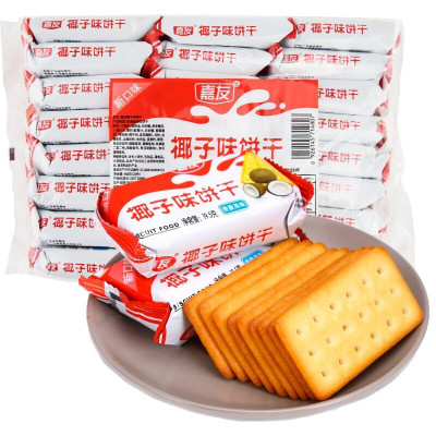 酥田(SUTIAN)&嘉友早餐饼干椰子味 19.5g/袋 24包/大包