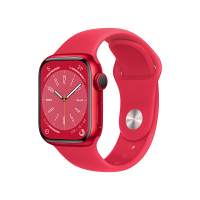 Apple Watch Series 8 智能手表 (GPS+蜂窝版) 45mm 红色铝金属表壳 运动型表带