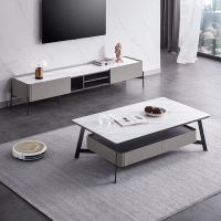 芝華仕(CHEERS)芝华仕茶几电视柜组合现代极简客厅配套家具储物收纳柜岩板 pt042