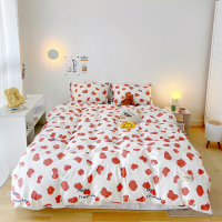 A类100%全棉超柔水洗棉被套单件夏季单人薄款儿童被罩150x200双人