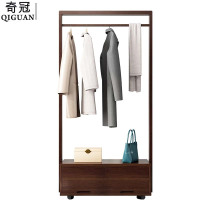 奇冠(QIGUAN)挂衣架衣帽架 1050*1700 胡桃色