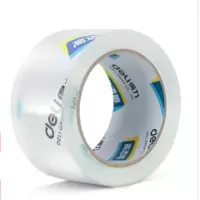 得力 DL30369透明胶胶带 60mm*100y*50um(91.44m/卷)单卷装 (5个起订)