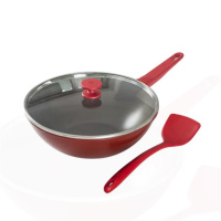 双立人 NOW 30cm石榴不粘炒锅套装