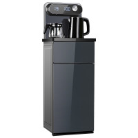 美菱(MeiLing)茶吧机家用立式双出水智能遥控多功能下置水桶饮水机 温热型MY-YT915
