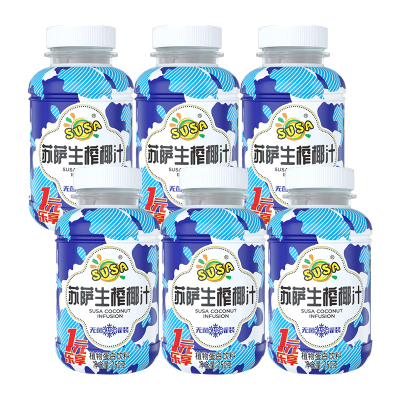 苏萨SUSA 生榨椰子汁 椰奶 六瓶装椰汁 250ml*6瓶体验装