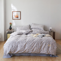 田园小碎花纯棉水洗棉四件套被套床单三件套纯棉宿舍床上用品夏季