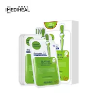 韩国进口美迪惠尔(Mediheal)可莱丝茶树精油滋润保湿面膜24ml*10片/盒 紧致弹润 男女护肤