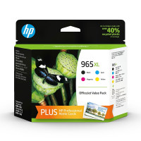惠普(HP)965墨盒965xl大容量适用HP OfficeJet Pr 965XL四色套装