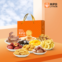 来伊份(LYFEN) 零食礼盒1418g(10款零食)