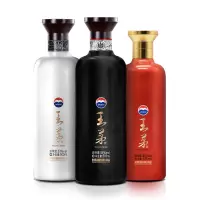 茅台酒王茅53度酱香型白酒祥邦500ml1+祥雅500ml1+祥泰375ml组合装