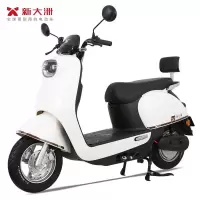 新大洲PARRAY/派睿 新款C09 60V32AH磐石MAX铅酸电池高颜值电动摩托车 荧光白