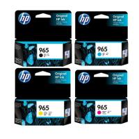 惠普(hp) 965/965XL墨盒原装适用于OfficeJet Pro9010/9019/9020标准容量四色组合套装