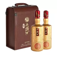 机乐堂(JOYROOM) 西凤酒凤香型白酒唯炫52度皮制礼盒1000ml*2瓶