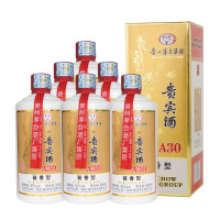 机乐堂(JOYROOM) 贵州茅台集团茅乡贵宾酒 A30精酿级 53度酱香型白酒 500ml*6瓶/箱