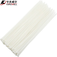 卡夫威尔 自锁式尼龙扎带大号加长 工程园艺户外货运固定捆绑扎线 4.8*550mm 白色 50支装 OT3185