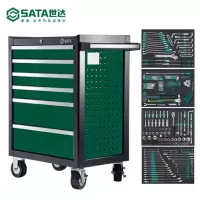 世达(SATA)09931 通用机修工具车组套+6抽屉工具车 368件通用机修组套+工具车