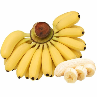 [鲜贝达]广西小米蕉5斤 香蕉 新鲜水果5-8根/斤