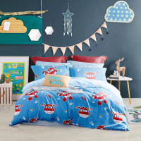 LOVO罗莱超级飞侠尚品套件床上用品四件套