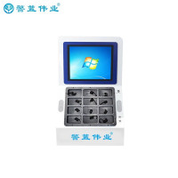 警蓝伟业 记录仪数据采集站W2(ZCS-JLWW2) 4T 12接口同时采集 4T