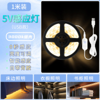 灯带条 5v感应器USB款-暖光+1米